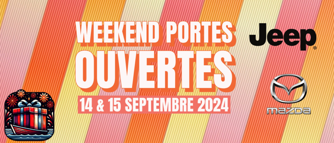 Week-end Portes Ouvertes : 14 et 15 septembre